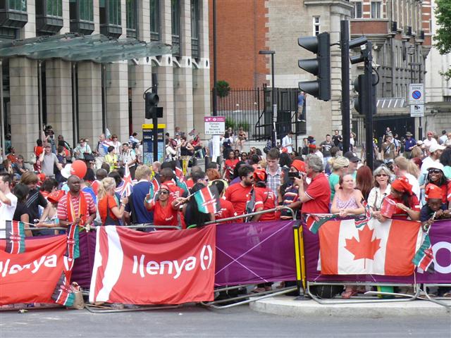 Londoni utcak&eacute;p olimpia idej&eacute;n 2012.